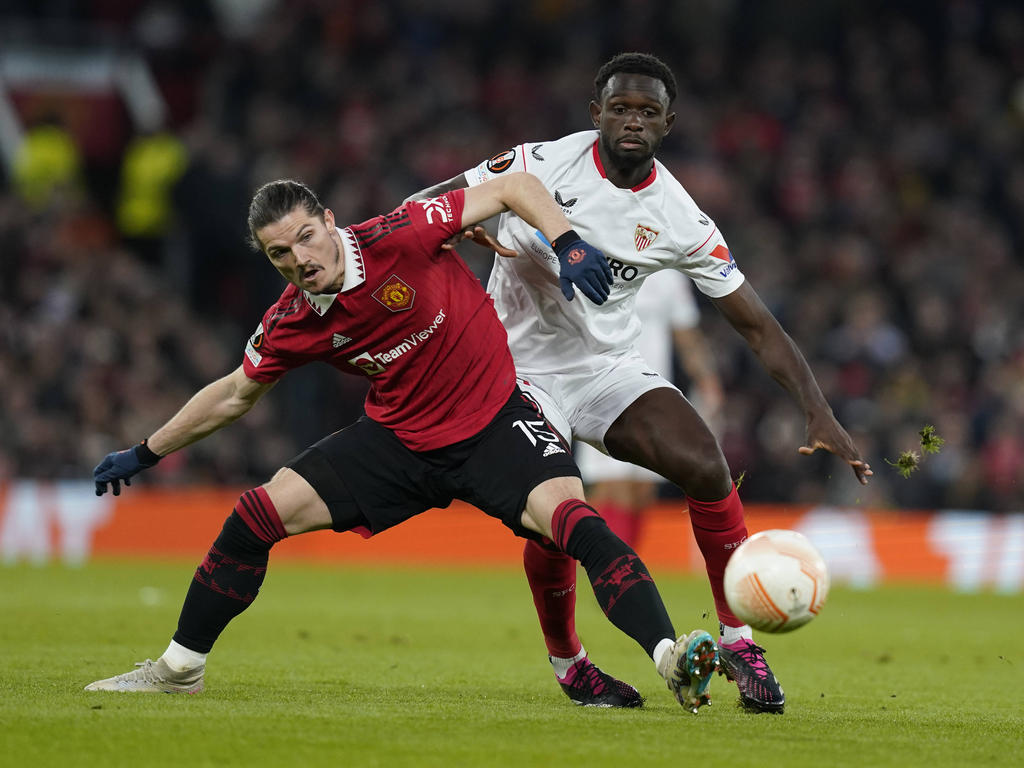 Manchester United concedes two late own goals to leave Europa League tie with Sevilla hanging in the balance