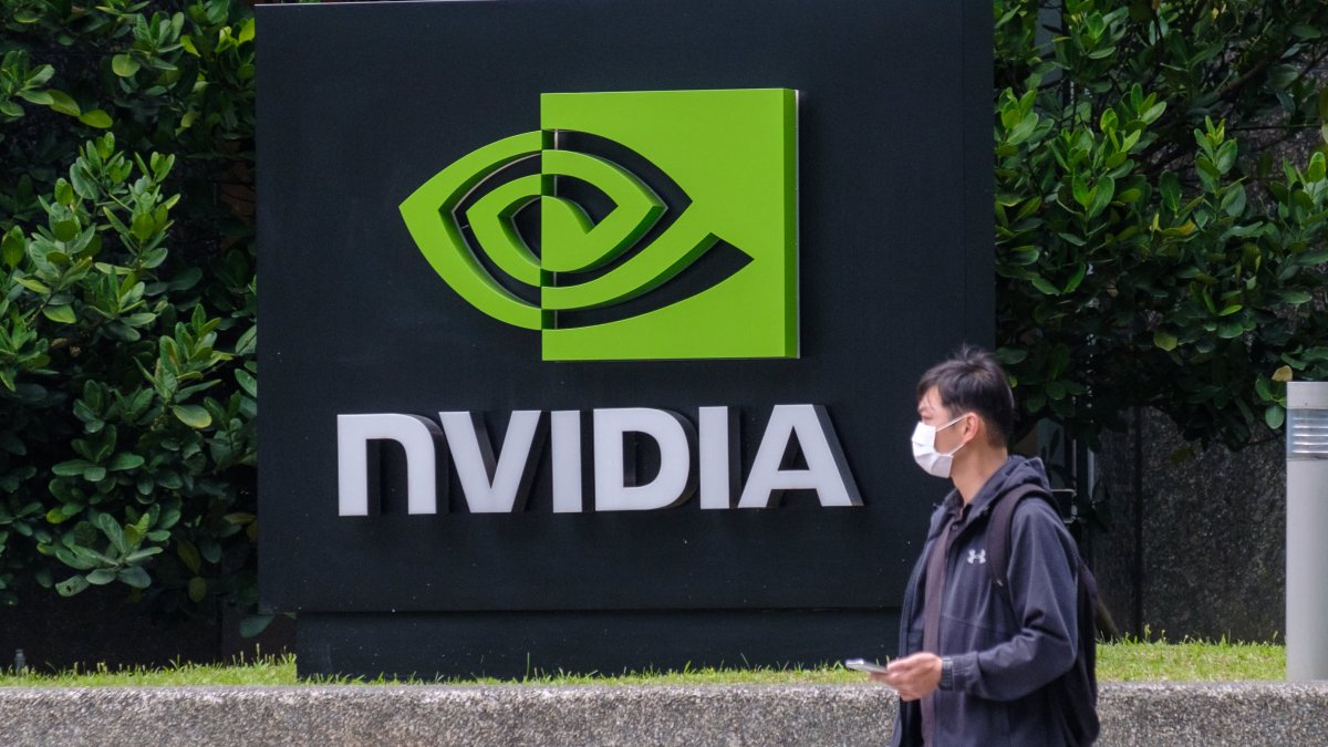 Nvidia crosses into $1 trillion market cap before giving back gains