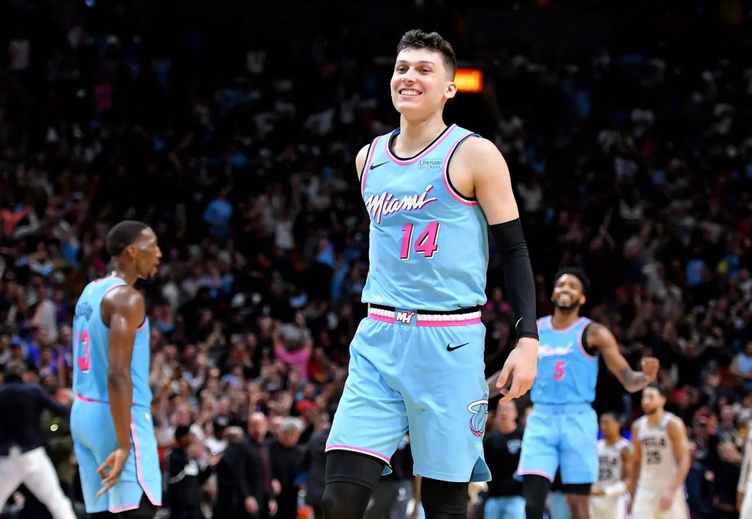 Tyler Herro might be in a Miami Heat uniform instead of a bucket hat during the NBA Finals
