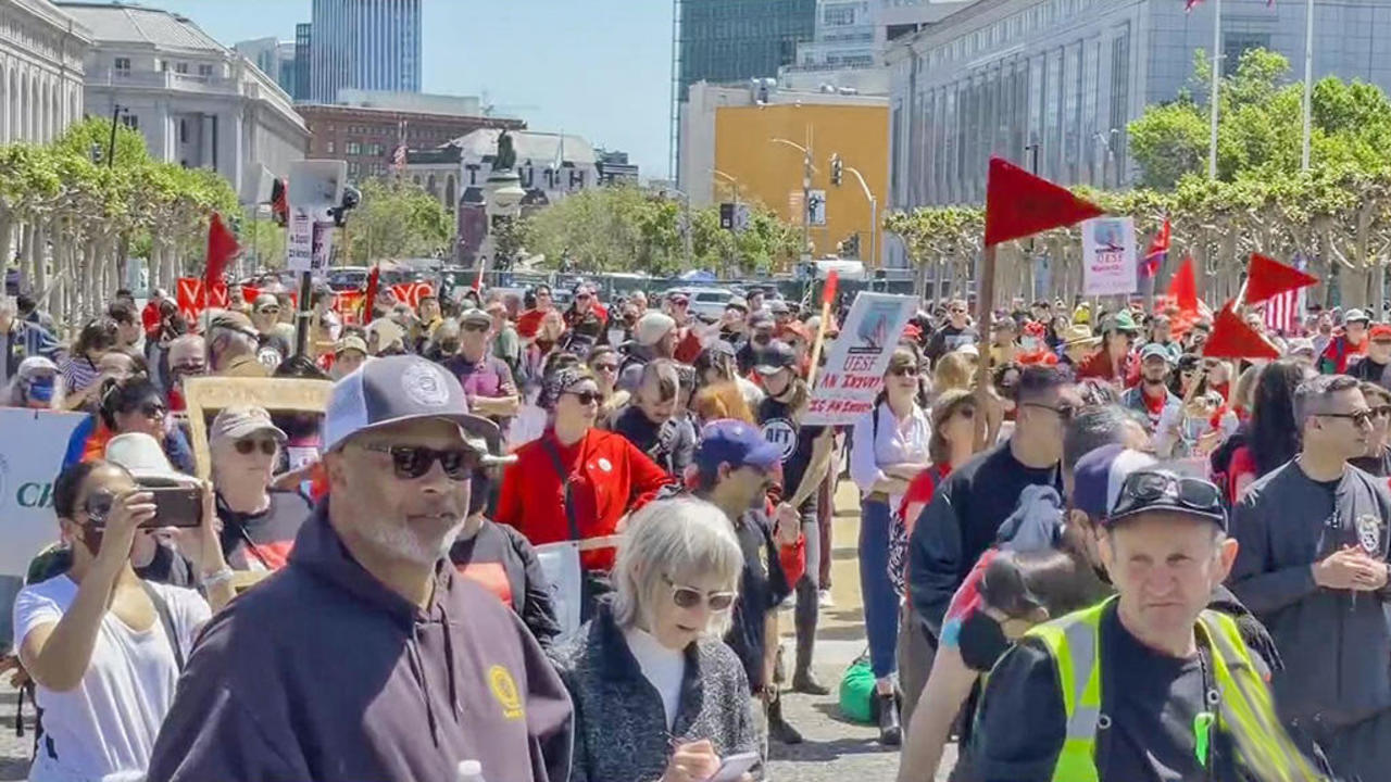 Workers of the world go for a walk: May Day in San Francisco