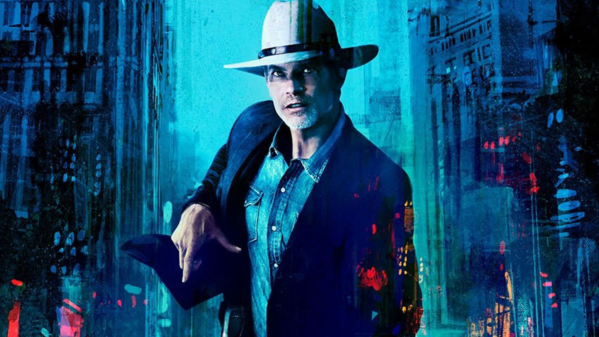 Timothy Olyphant says Raylan Givens is a 'fish out of water' in Justified: City Primeval