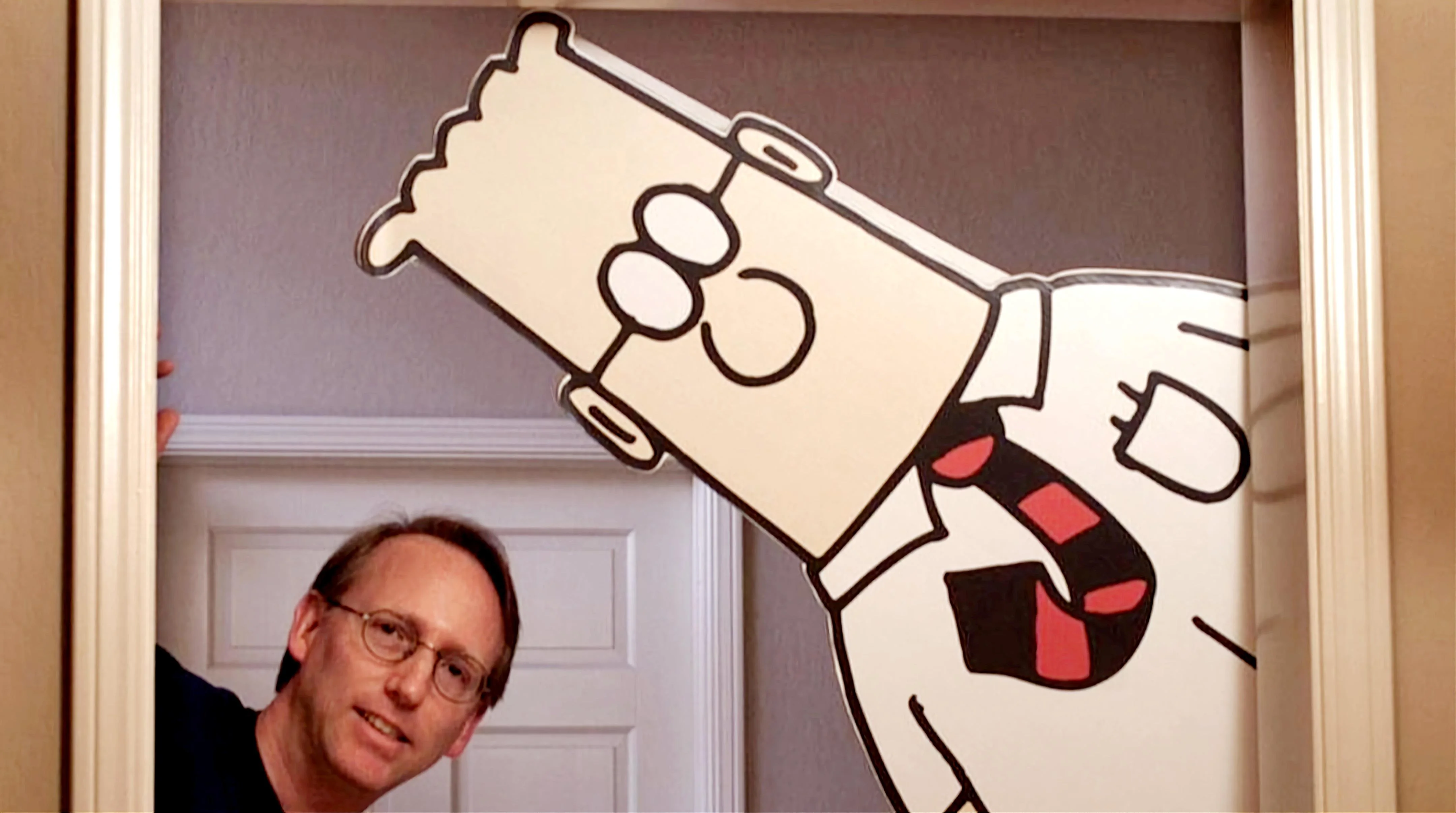 I apologize to 'Dilbert' comic creator Scott Adams for forcing him to be racist