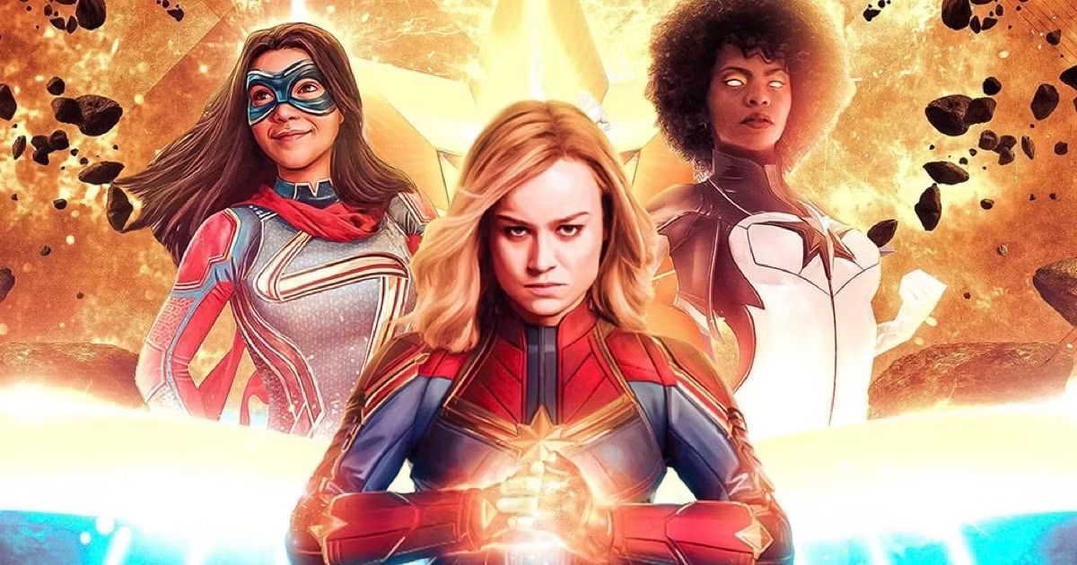 MCU’s female superhero trio team up in ‘The Marvels’ movie