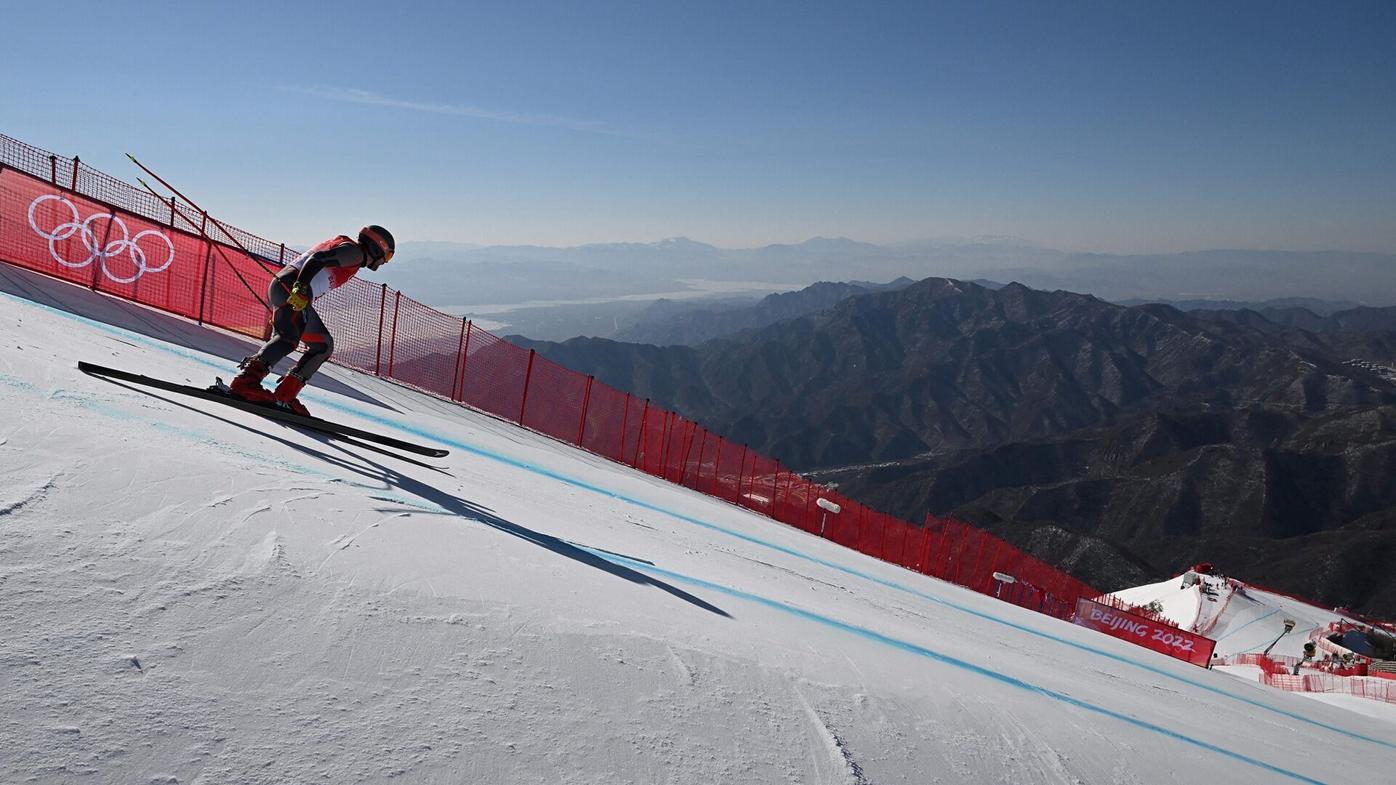 Alpine skiers say steep Yanqing downhill presents challenge