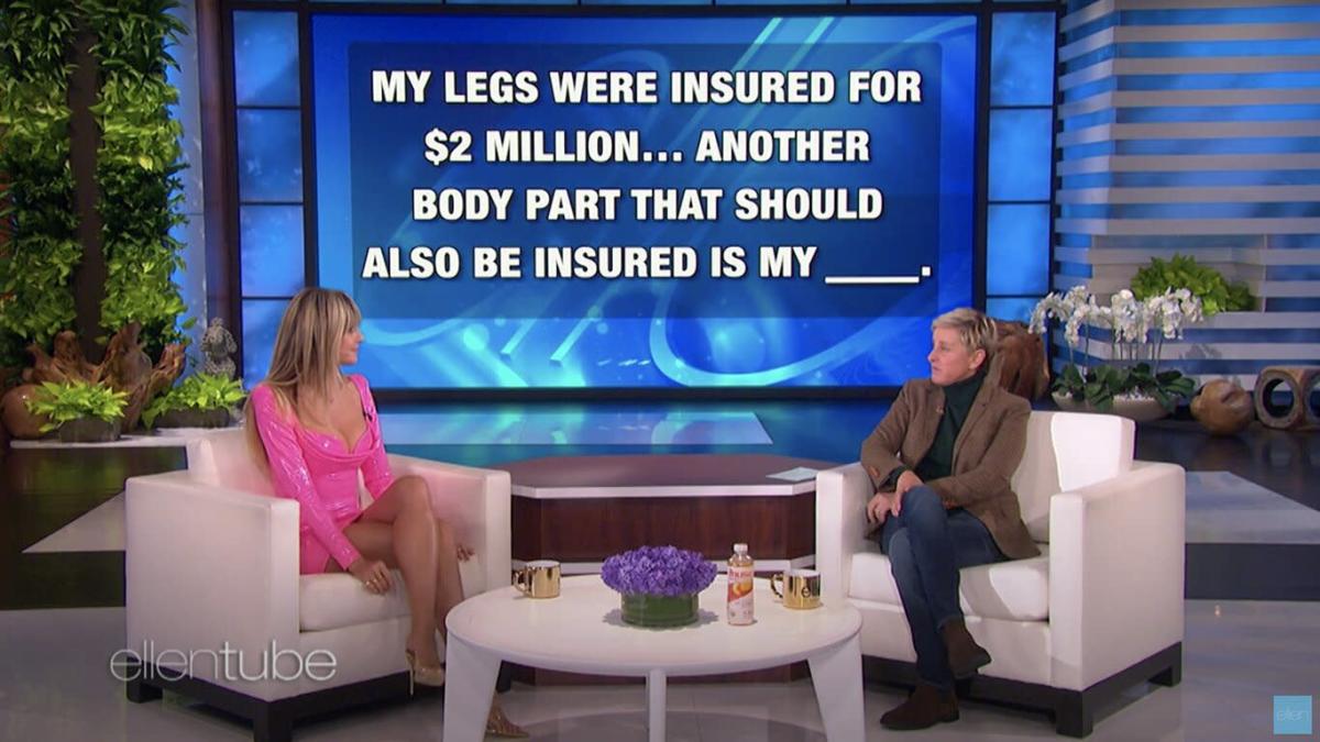 Heidi Klum's Legs Were Insured for $2 Million — And One Is 'More Expensive Than the Other,' She Says
