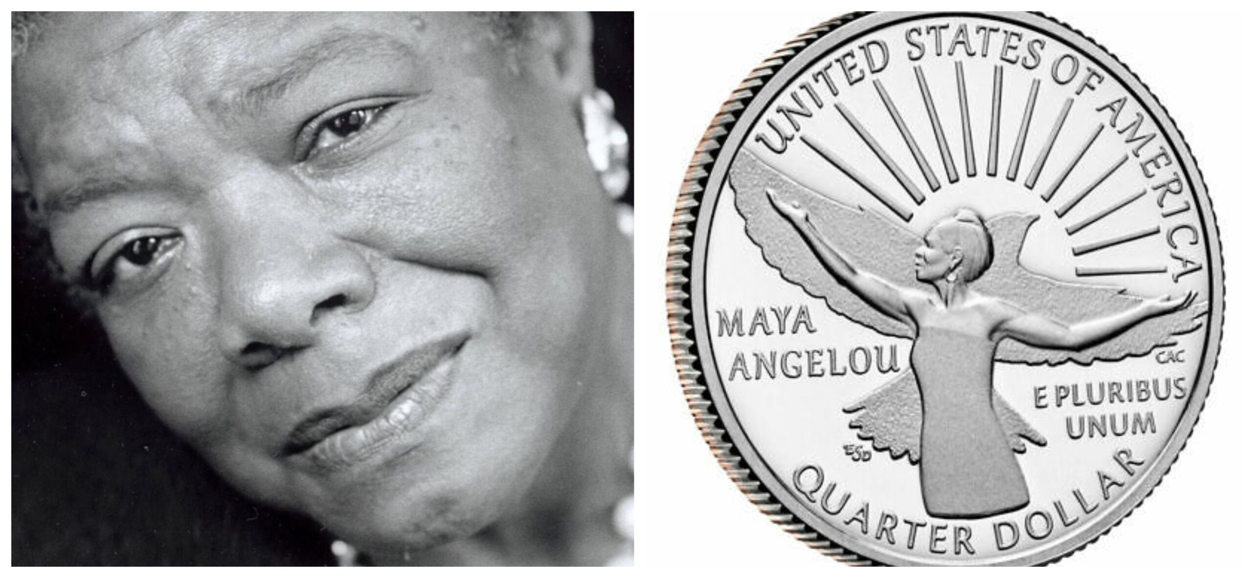 Late Poet and Civil Rights Activist Maya Angelou Becomes First Black Woman on U.S. Quarter!