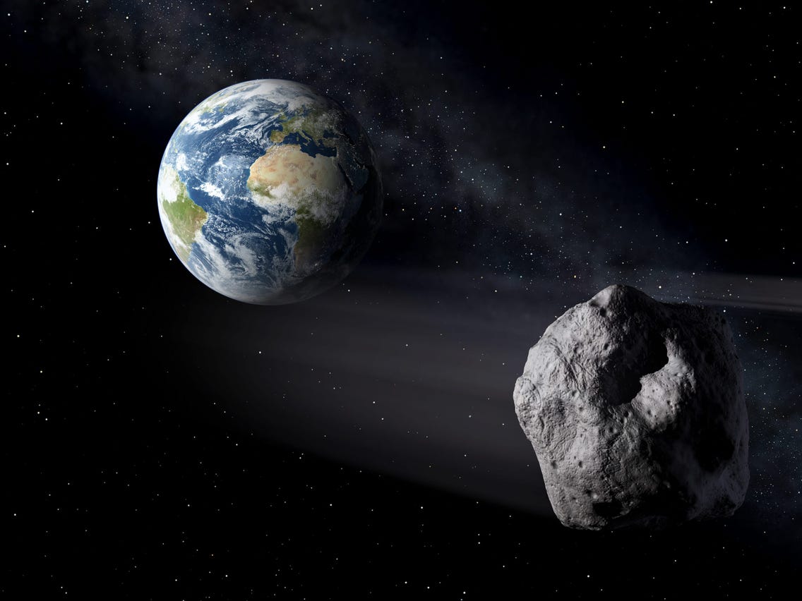 Potentially hazardous asteroid to fly by Earth today