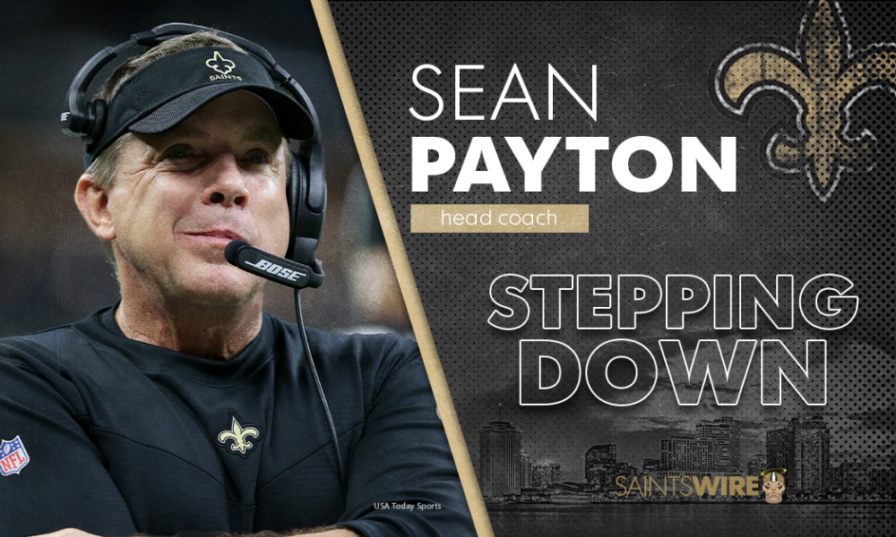 Sean Payton stepping down as head coach of Saints after 15 seasons